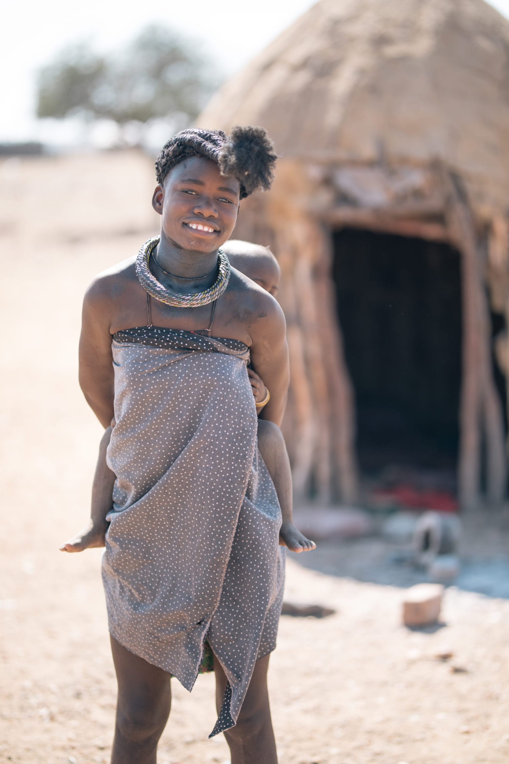 Young christian woman in Namibia