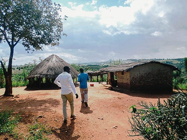 Missionaries going home to home