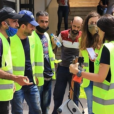 Repairing homes in Lebanon