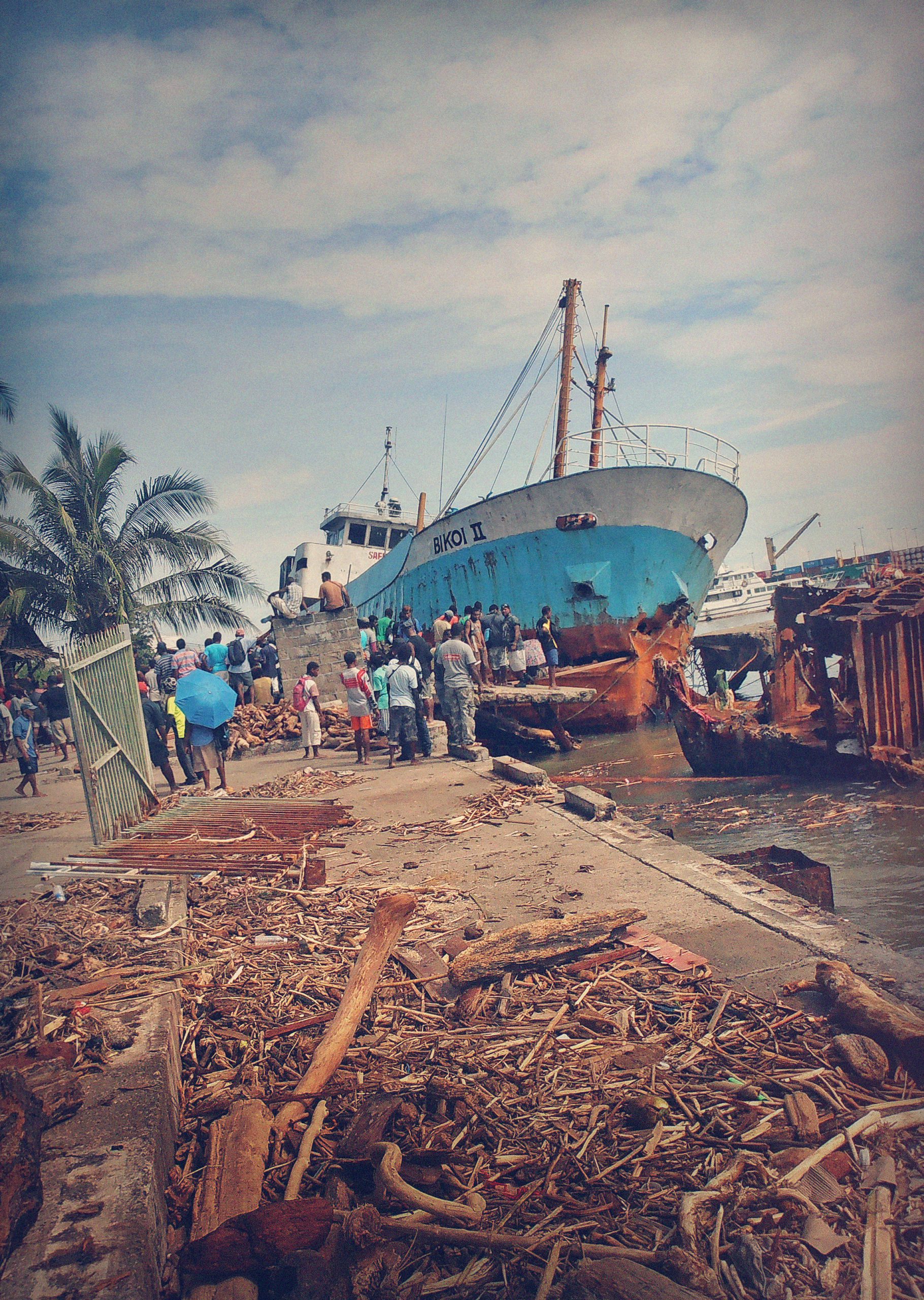 Ship in Solomon Islands