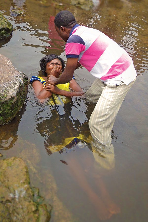 Baptism in Cameroon